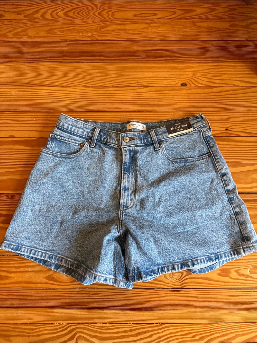 Abercrombie & Fitch Curve Love Dad Shorts